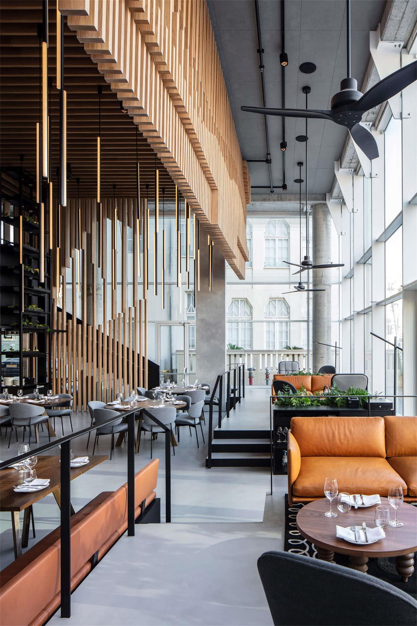 餐飲空間，特拉維夫，國外餐飲空間設計，Kimmel Eshkolo建築事務所，餐飲設計