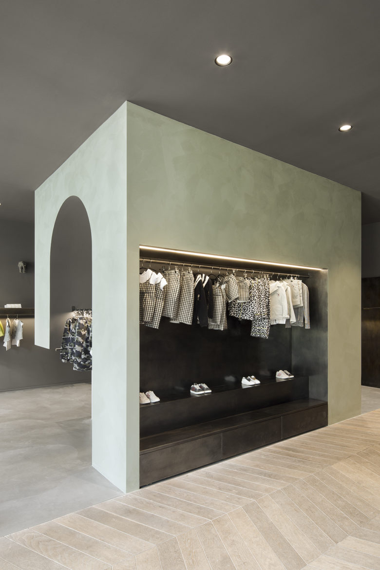 商業空間，品牌服裝店，國外商業空間設計，米蘭，MUUS Architects