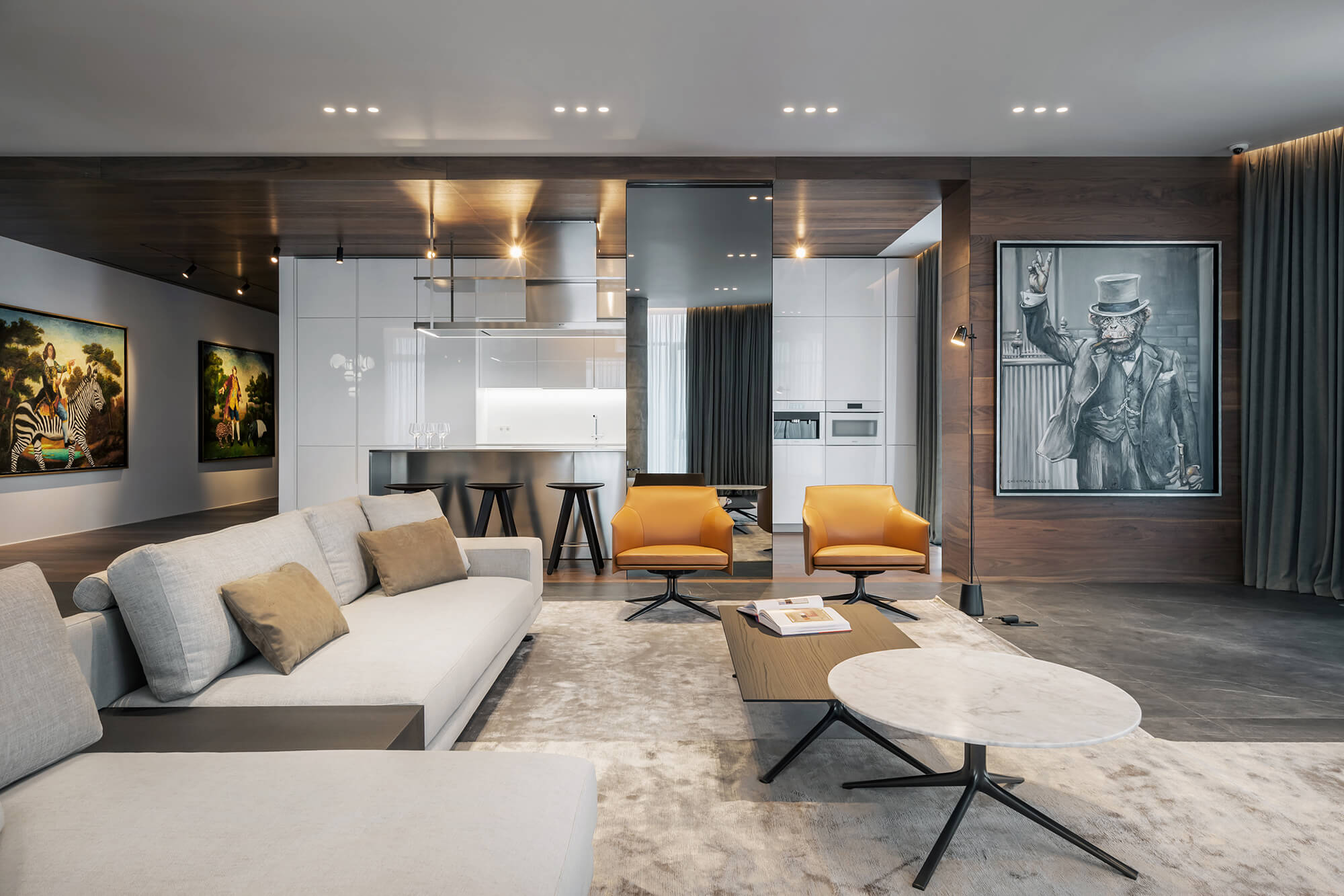 住宅空間,豪華公寓,烏克蘭,YoDezeen,現代風