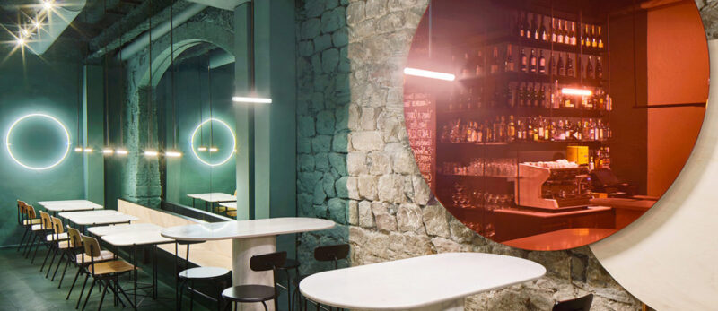 色彩成為空間的主角，巴塞羅那ORVAY酒吧