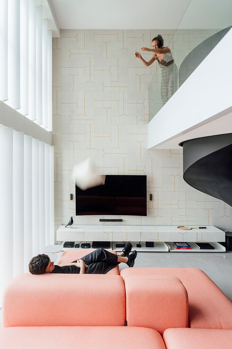 住宅空間,住宅設計,國外住宅空間設計,巴西,複式閣樓