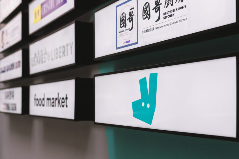 餐飲空間,外賣平台線下店,新零售,香港,Deliveroo,戶戶送