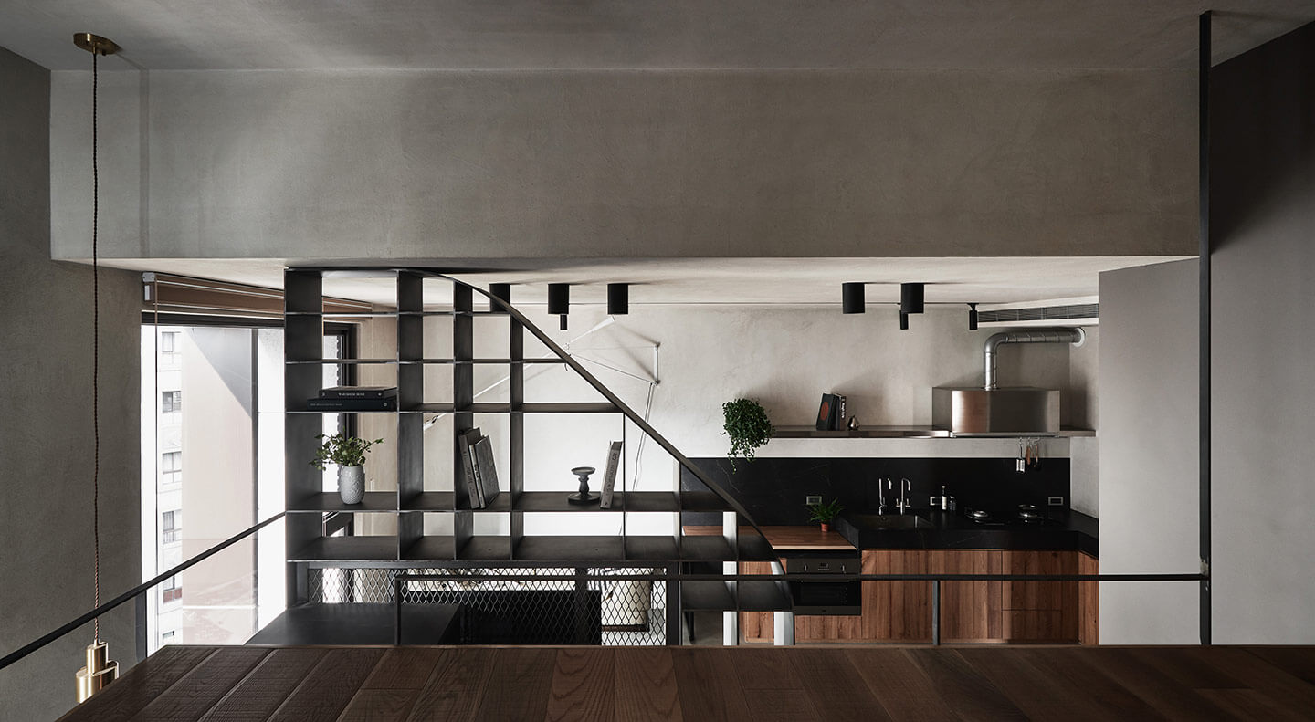 工業風住宅,閣樓設計,小戶型設計,LOFT風格設計,台灣設計,kc studio