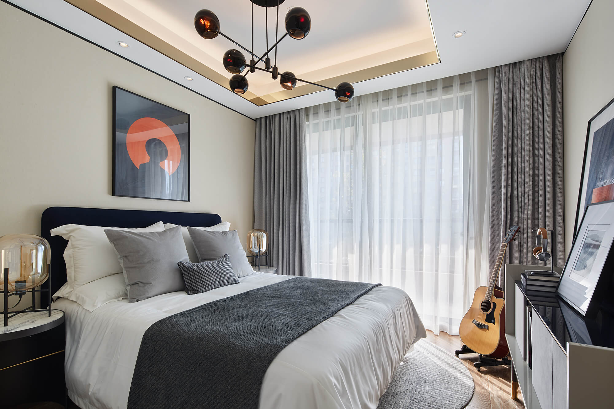 住宅空間，別墅，樣板房設計，景瑞天賦姚江疊墅樣板房，源鈺設計，寧波