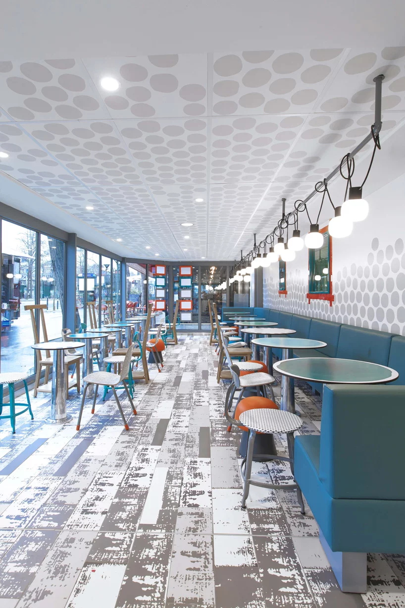 餐飲空間，餐飲設計，巴黎，麥當勞，現代風格，建築改造