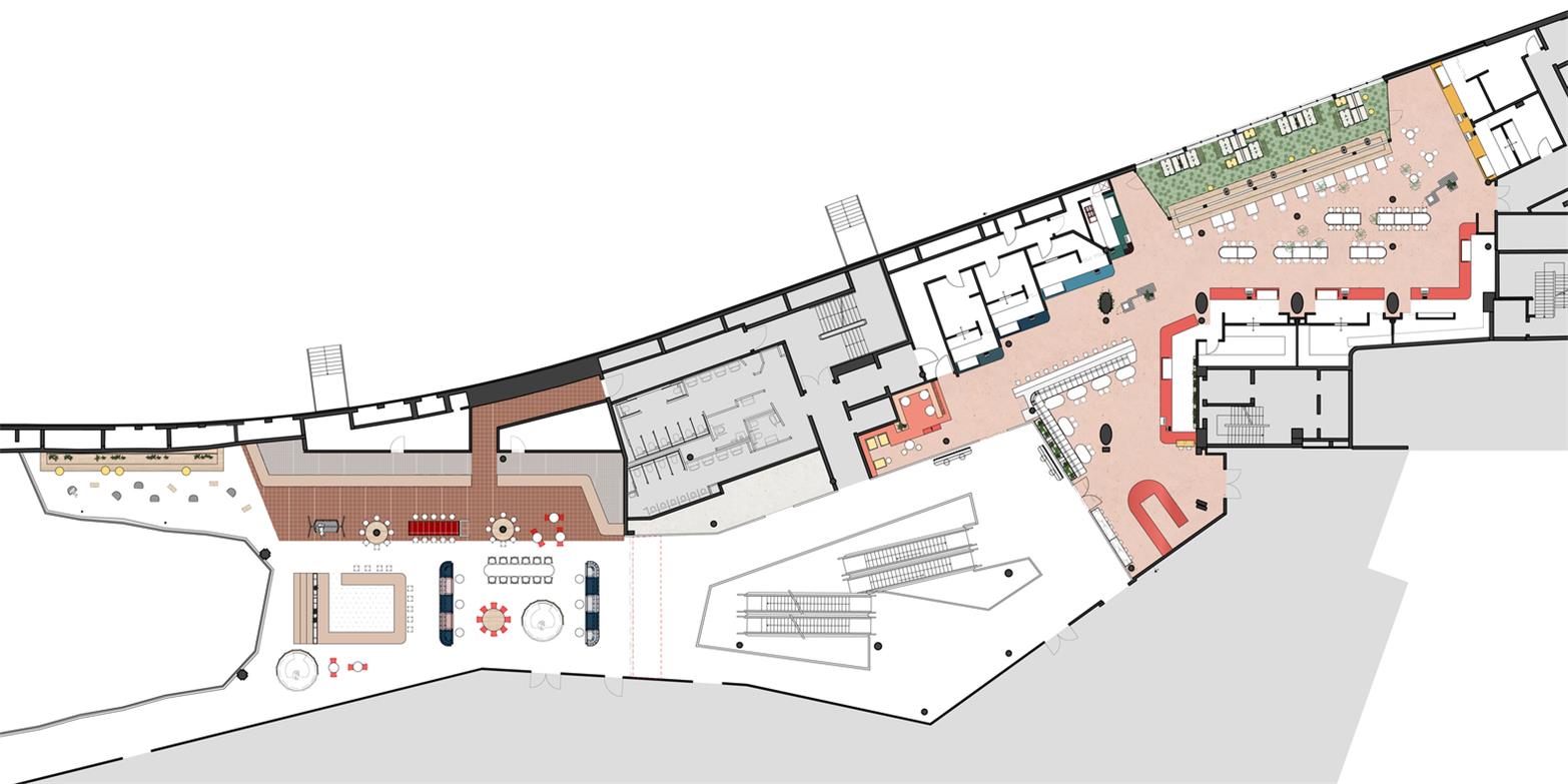 餐飲空間,餐飲設計,國外餐飲設計,德國,建築設計,美食廣場