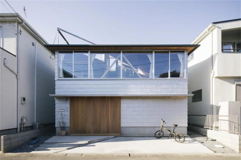 運用9個方形網格設計，日本kita-koshigaya屋