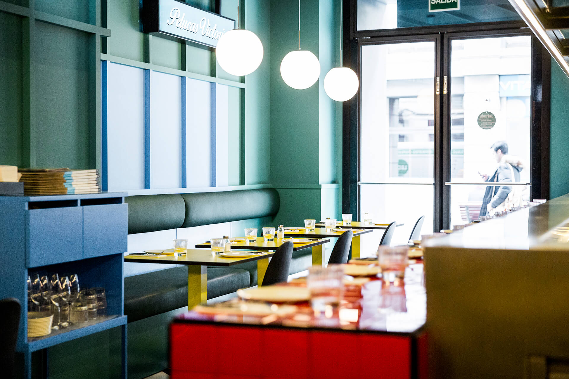 餐飲空間，馬德裏，餐廳設計，特色餐廳，彩色圖形元素