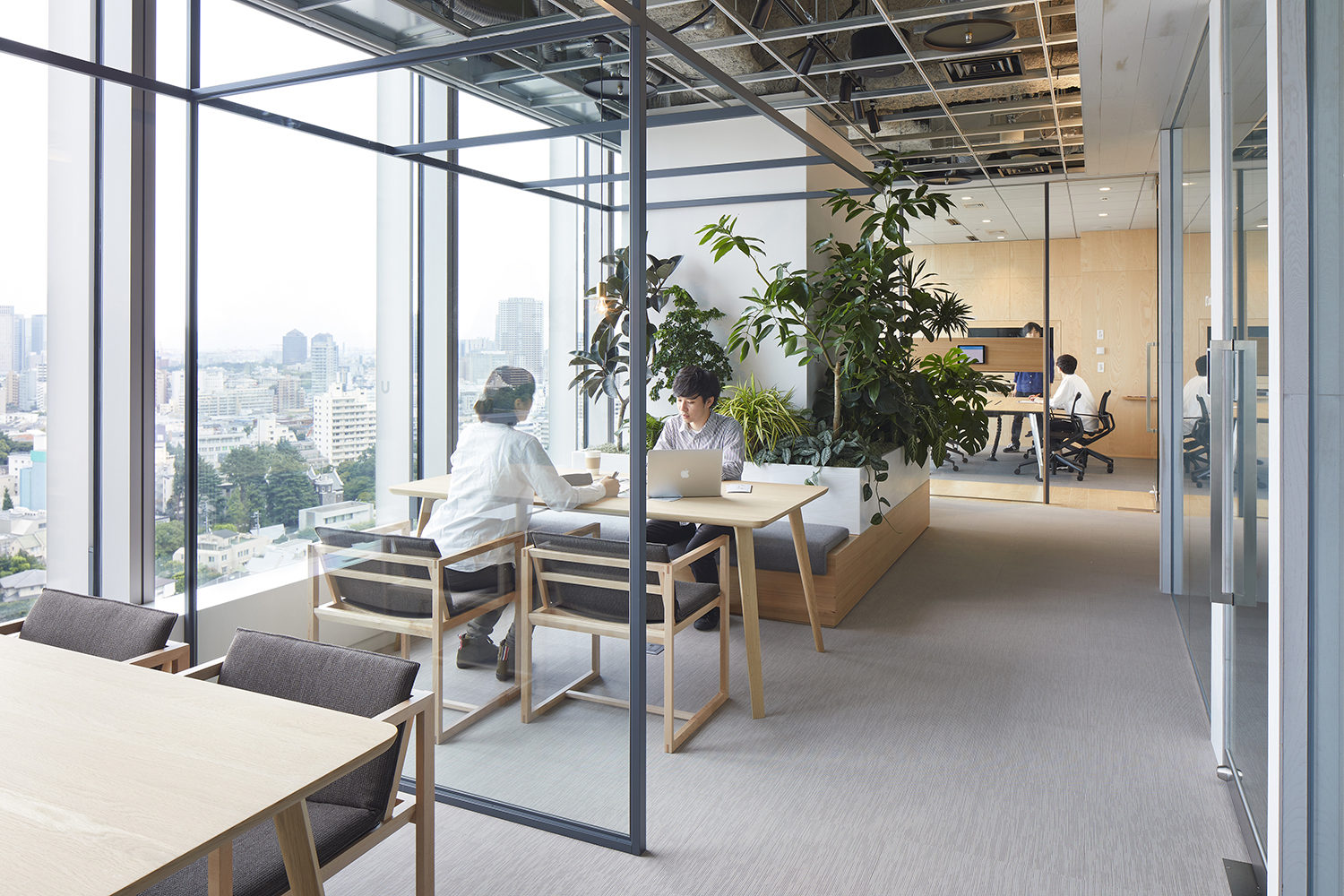 辦公空間,國外辦公設計,現代風格,東京,集團總部