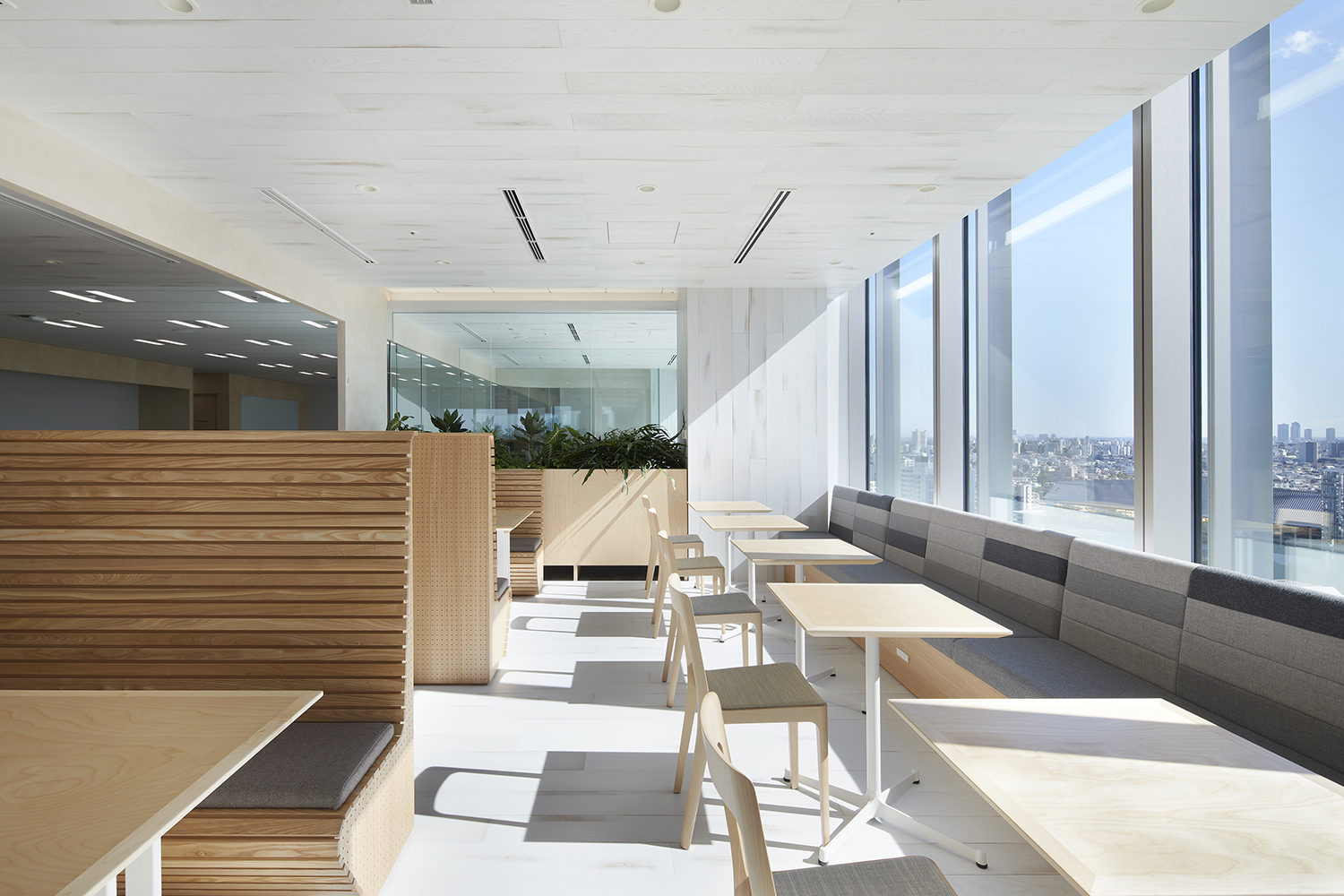 辦公空間,國外辦公設計,現代風格,東京,集團總部
