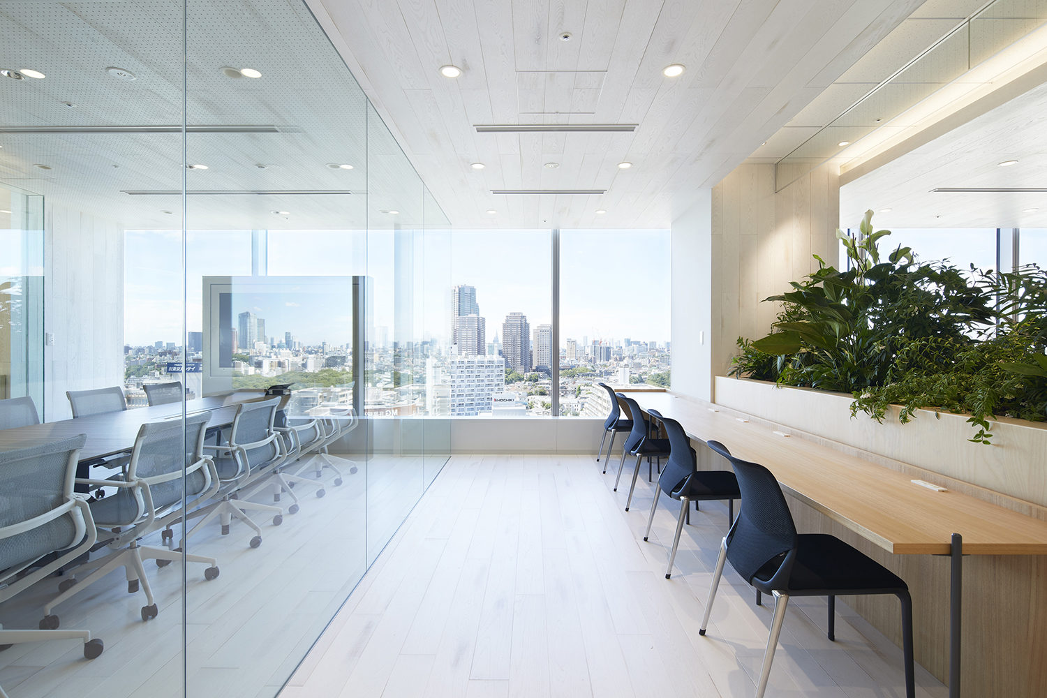 辦公空間，國外辦公設計，現代風格，東京，集團總部