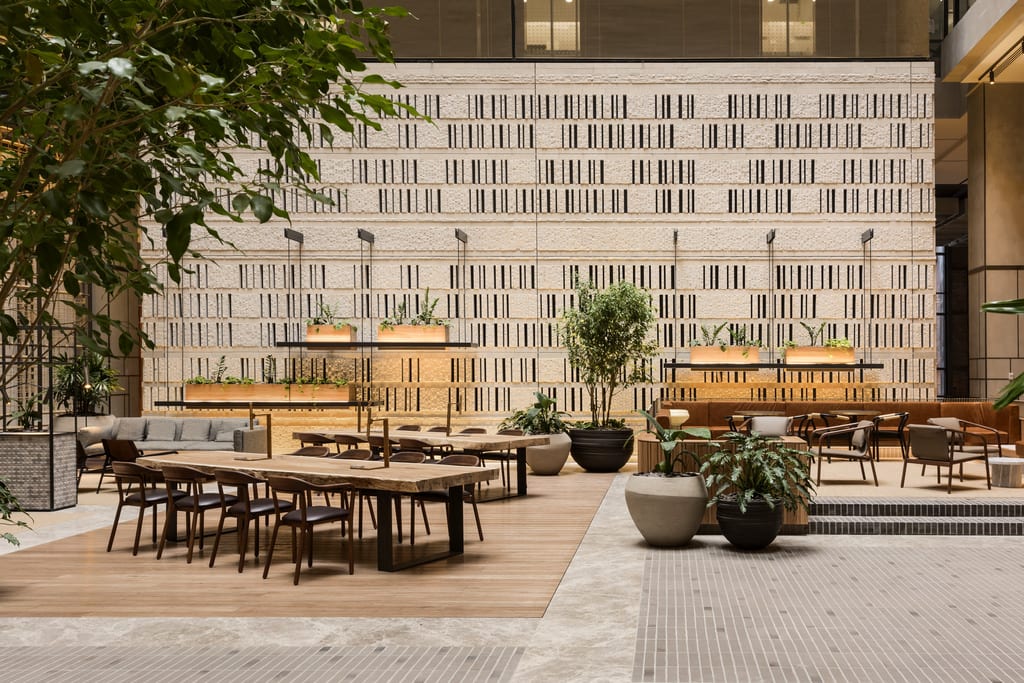 建築改造,中庭設計,大樓中庭,商務休閑空間,Bates Smart,墨爾本