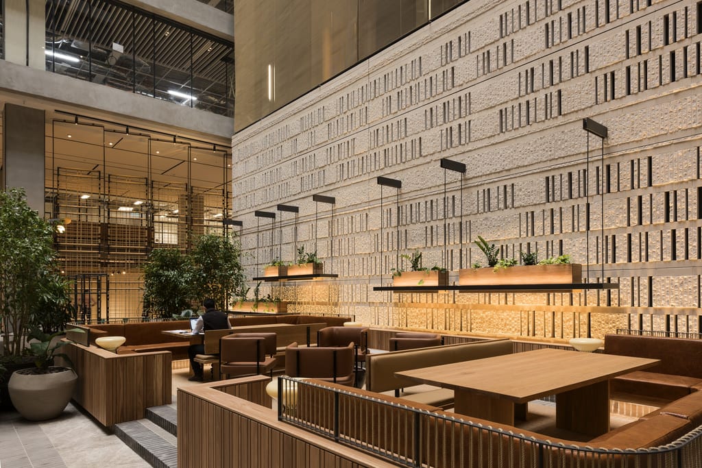 建築改造,中庭設計,大樓中庭,商務休閑空間,Bates Smart,墨爾本