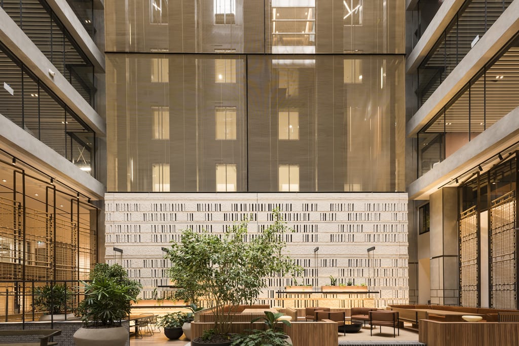 建築改造,中庭設計,大樓中庭,商務休閑空間,Bates Smart,墨爾本