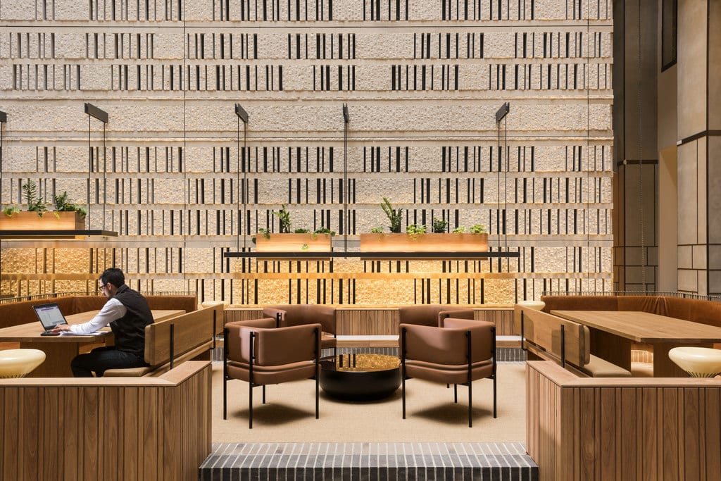 建築改造,中庭設計,大樓中庭,商務休閑空間,Bates Smart,墨爾本