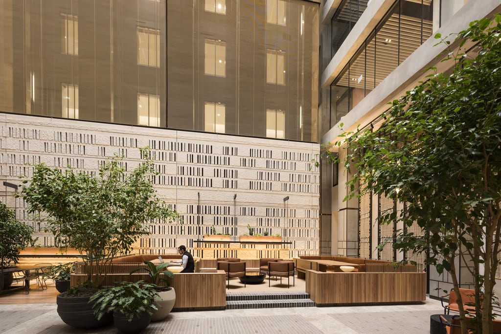 建築改造,中庭設計,大樓中庭,商務休閑空間,Bates Smart,墨爾本