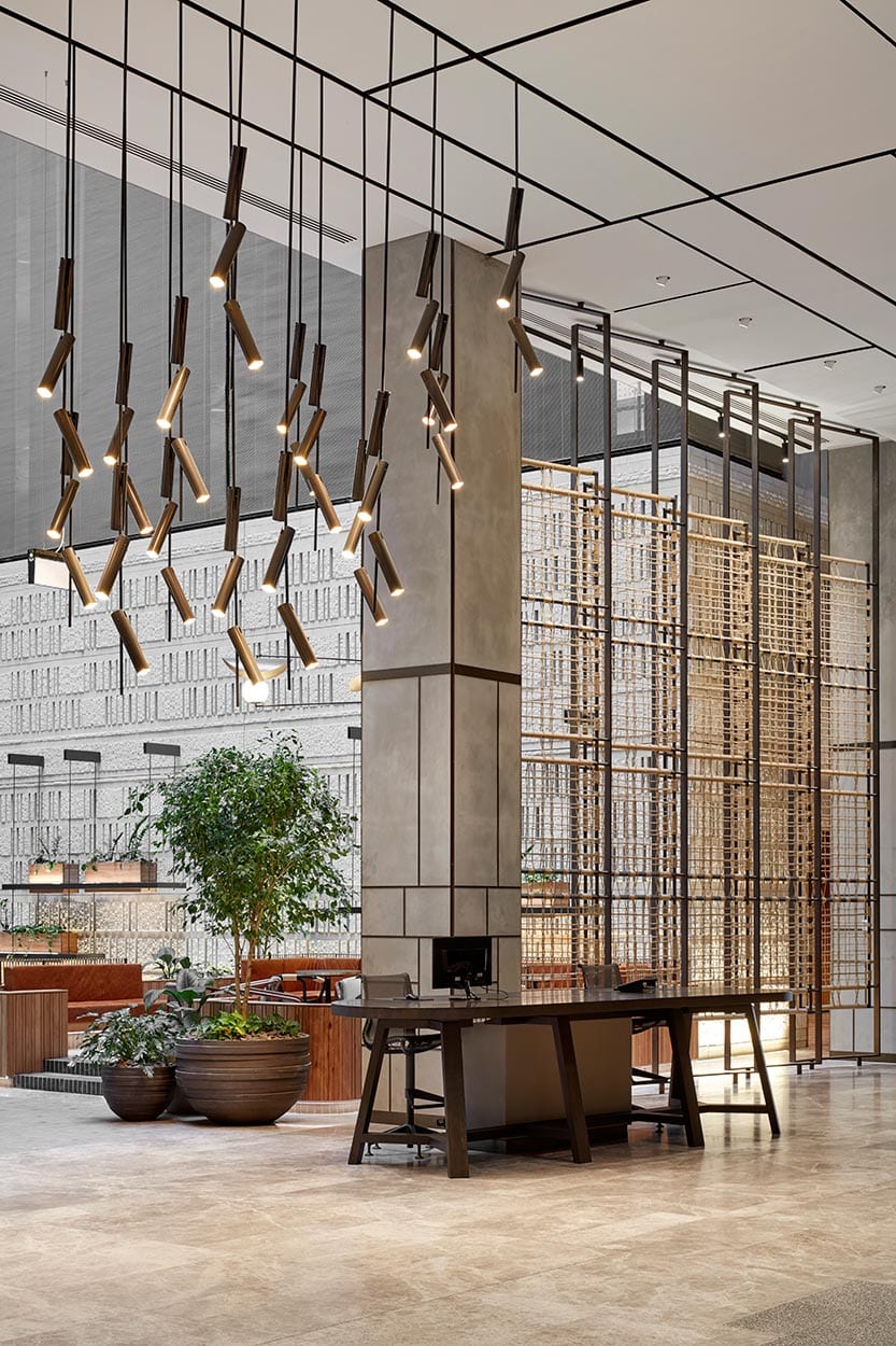 建築改造,中庭設計,大樓中庭,商務休閑空間,Bates Smart,墨爾本