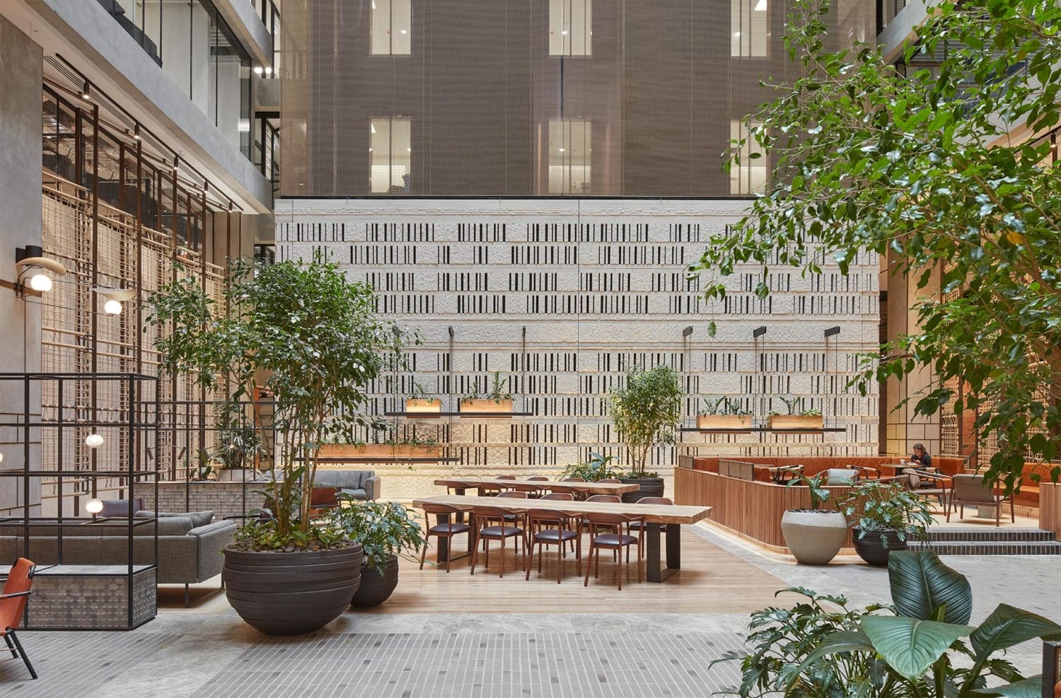 建築改造,中庭設計,大樓中庭,商務休閑空間,Bates Smart,墨爾本