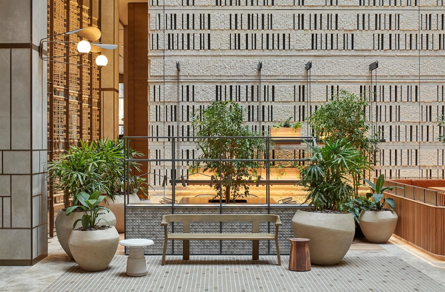 建築改造,中庭設計,大樓中庭,商務休閑空間,Bates Smart,墨爾本