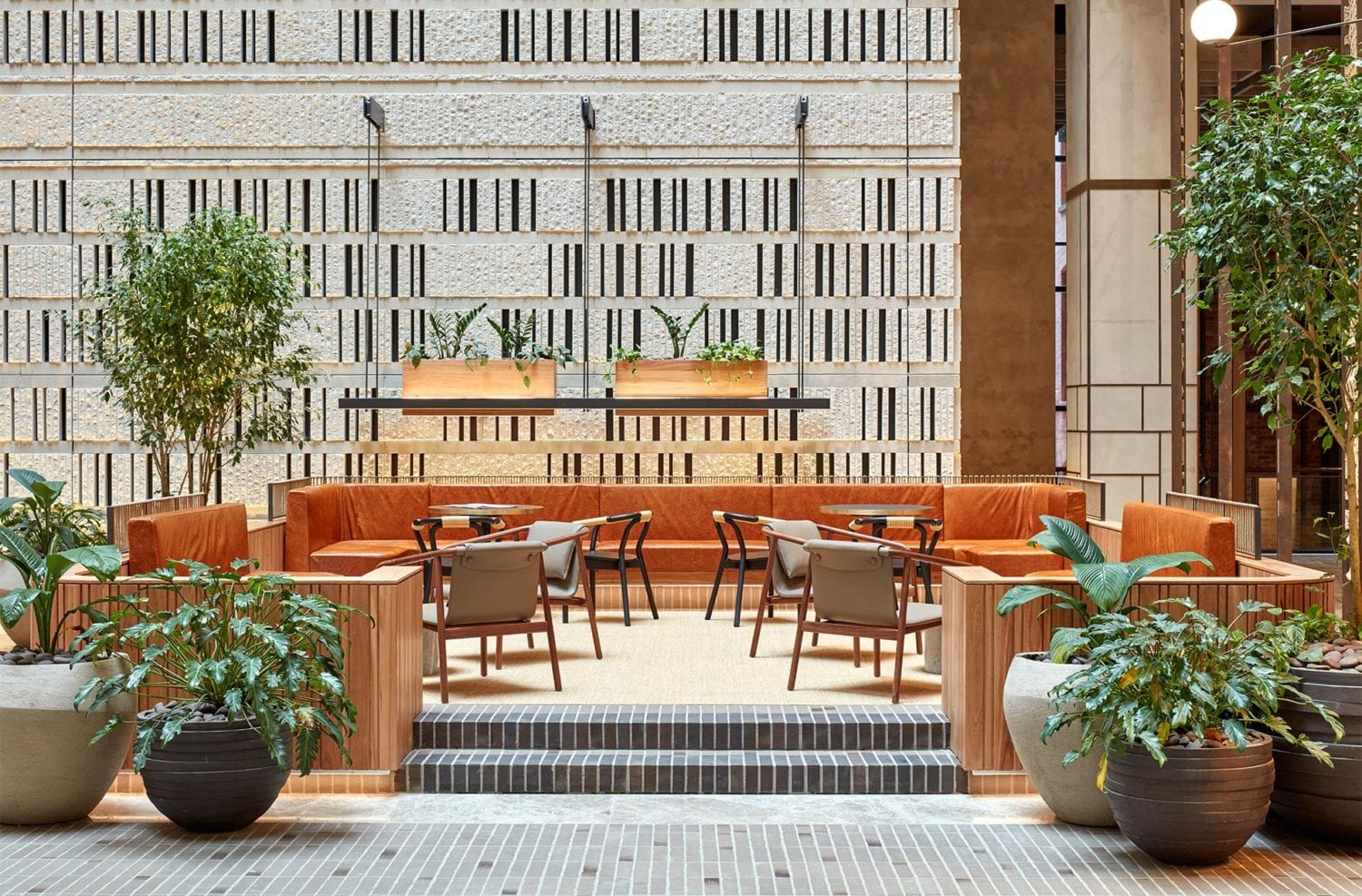 建築改造,中庭設計,大樓中庭,商務休閑空間,Bates Smart,墨爾本