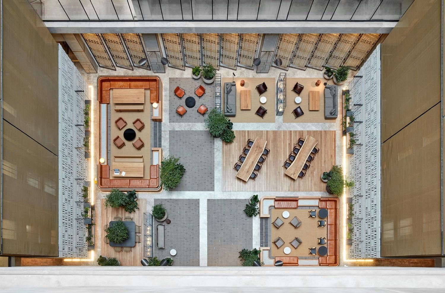 建築改造,中庭設計,大樓中庭,商務休閑空間,Bates Smart,墨爾本