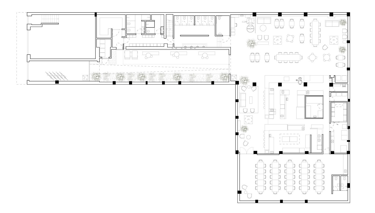 餐飲空間，國外餐飲設計，巴西，Felipe Hess，Futuro Refeitorio
