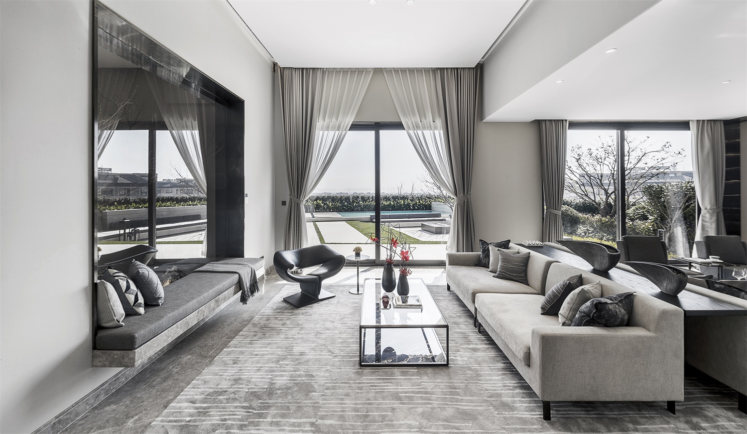 住宅空間,萬科良渚郡西雲台,杭州,樣板房設計,木君建築,MDO