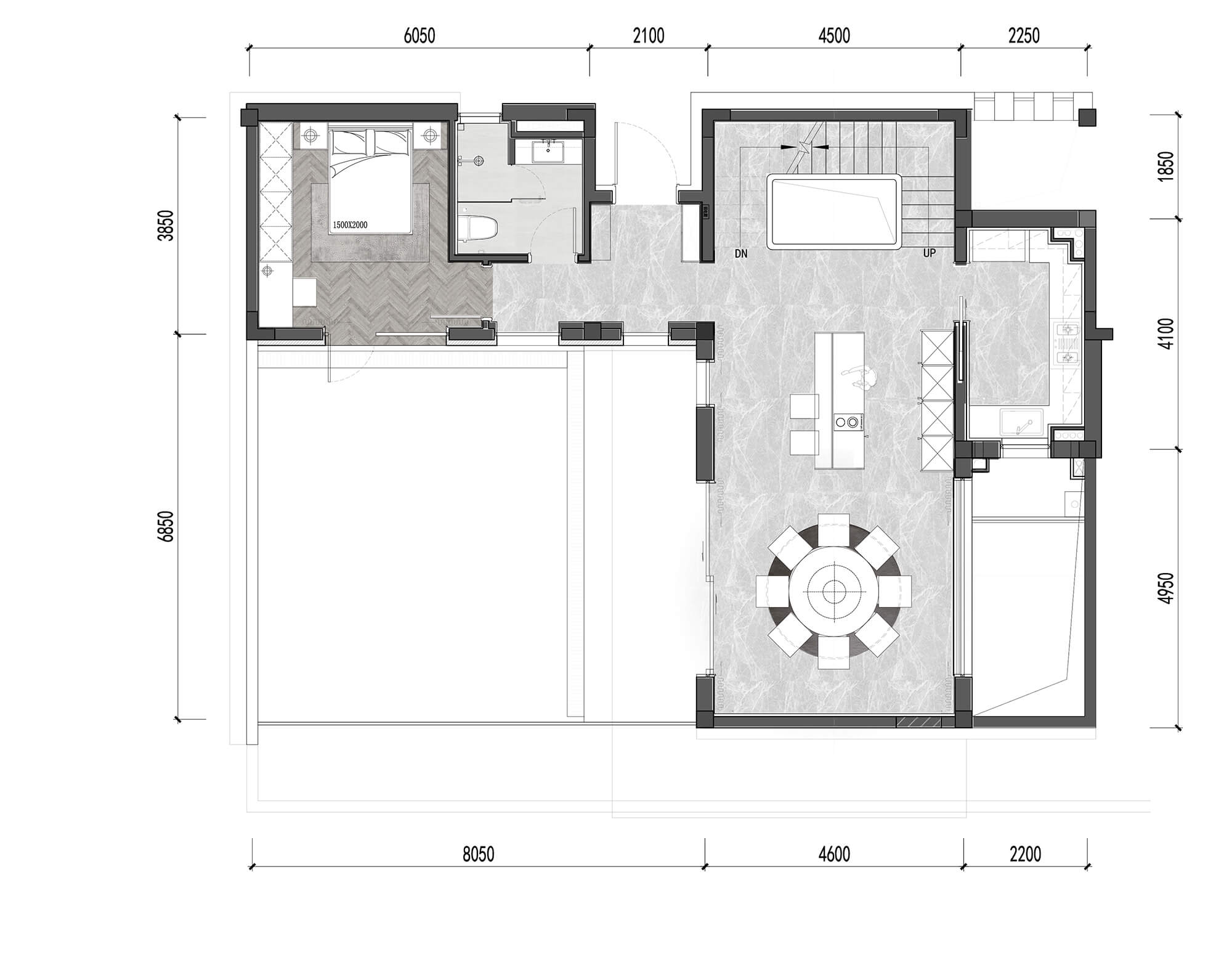 住宅空間，萬科良渚郡西雲台，杭州，樣板房設計，木君建築，MDO