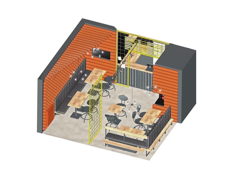 餐飲空間,國外餐飲設計,波蘭,mode:lina architekci,咖餐廳