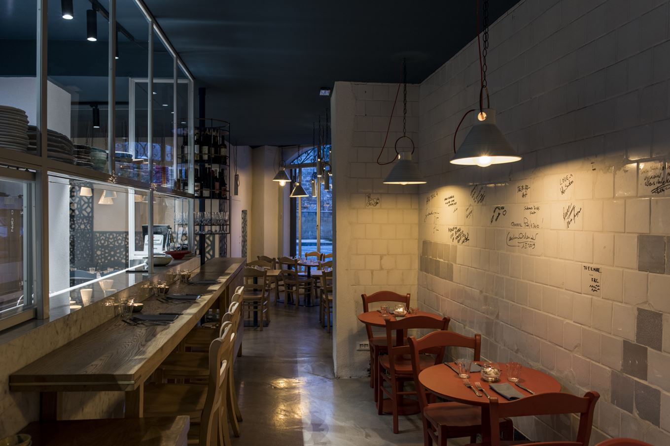 餐飲空間,國外餐廳設計,意大利,海鮮餐廳,Fatima Costa,Aja Mola