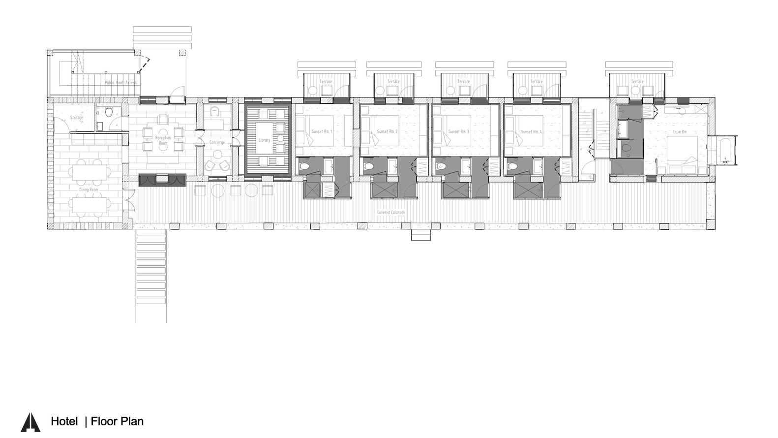 酒店空間,度假酒店,精品酒店,ANARCHITECT,沙漠酒店