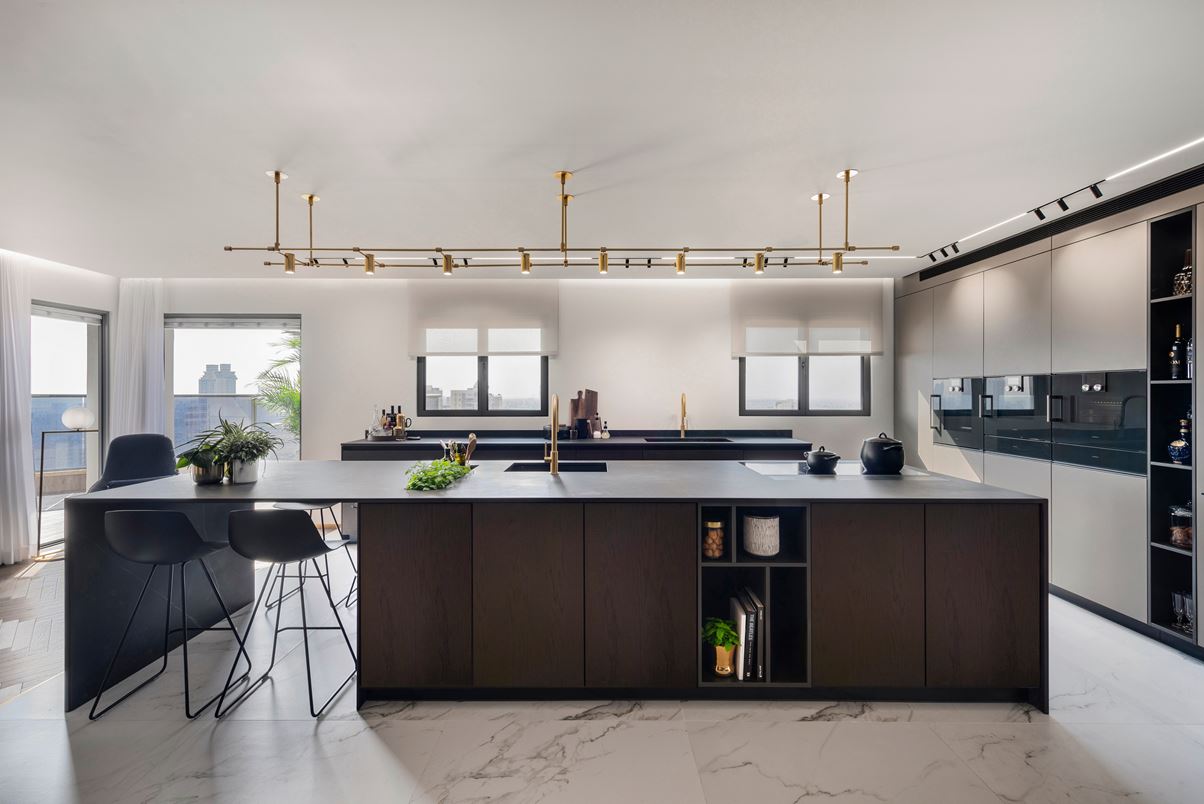 住宅空間,私人住宅,住宅設計,以色列,現代風格,頂層公寓