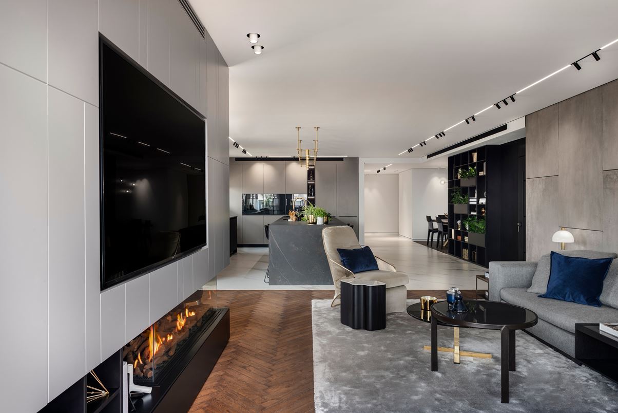 住宅空間,私人住宅,住宅設計,以色列,現代風格,頂層公寓