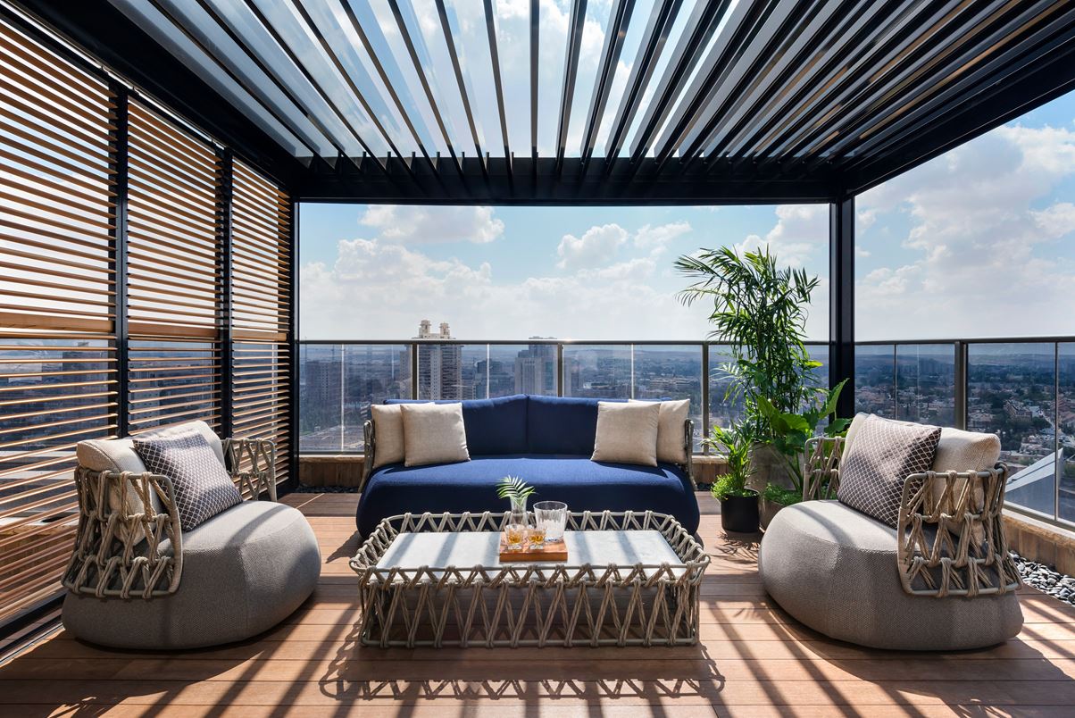 住宅空間,私人住宅,住宅設計,以色列,現代風格,頂層公寓