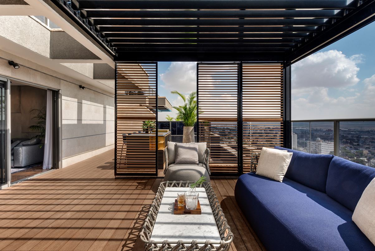 住宅空間,私人住宅,住宅設計,以色列,現代風格,頂層公寓