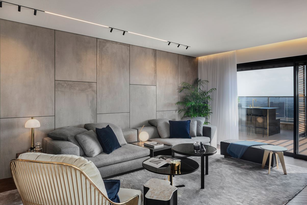 住宅空間,私人住宅,住宅設計,以色列,現代風格,頂層公寓