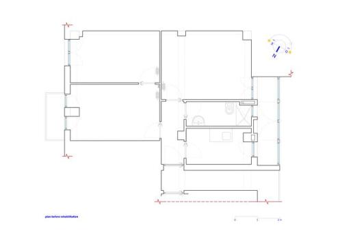 住宅空間，公寓改造，小戶型，46平米住宅設計，木質空間
