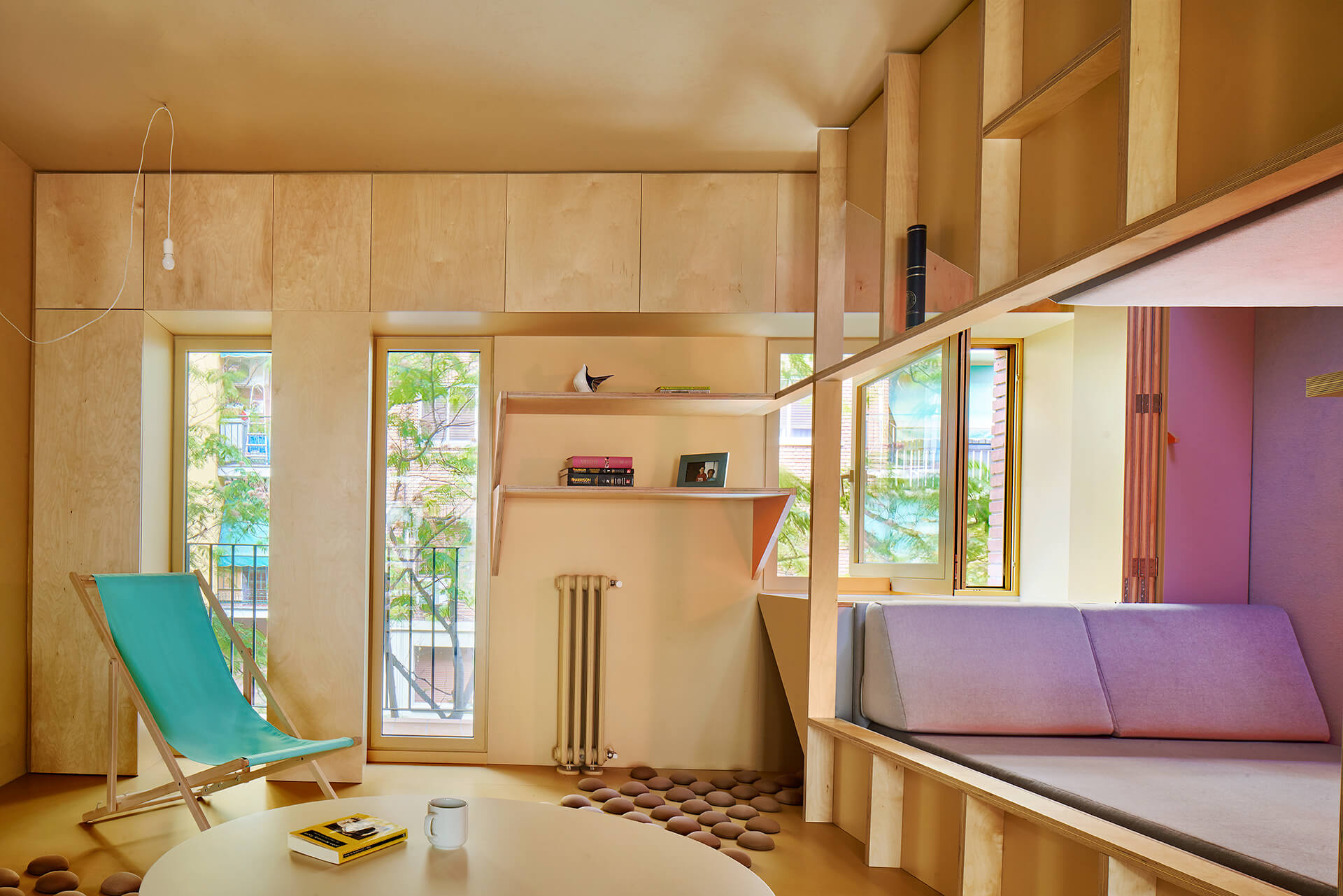 住宅空間,公寓改造,小戶型,46平米住宅設計,木質空間