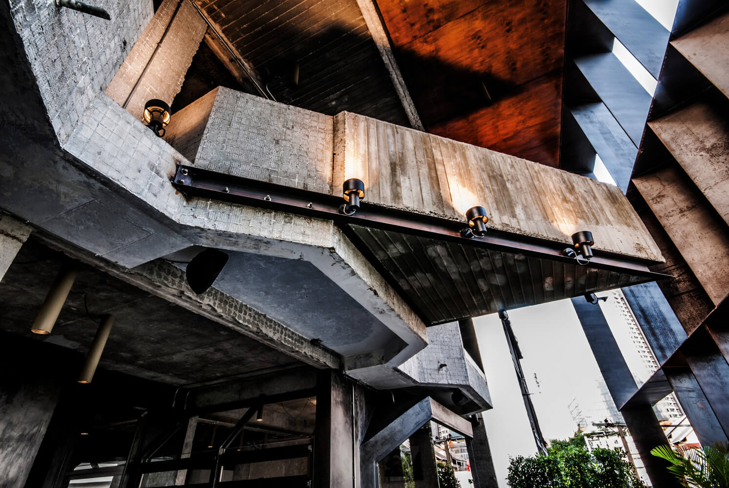 餐飲空間,國外餐廳設計,曼穀,Lump,Bunker餐廳