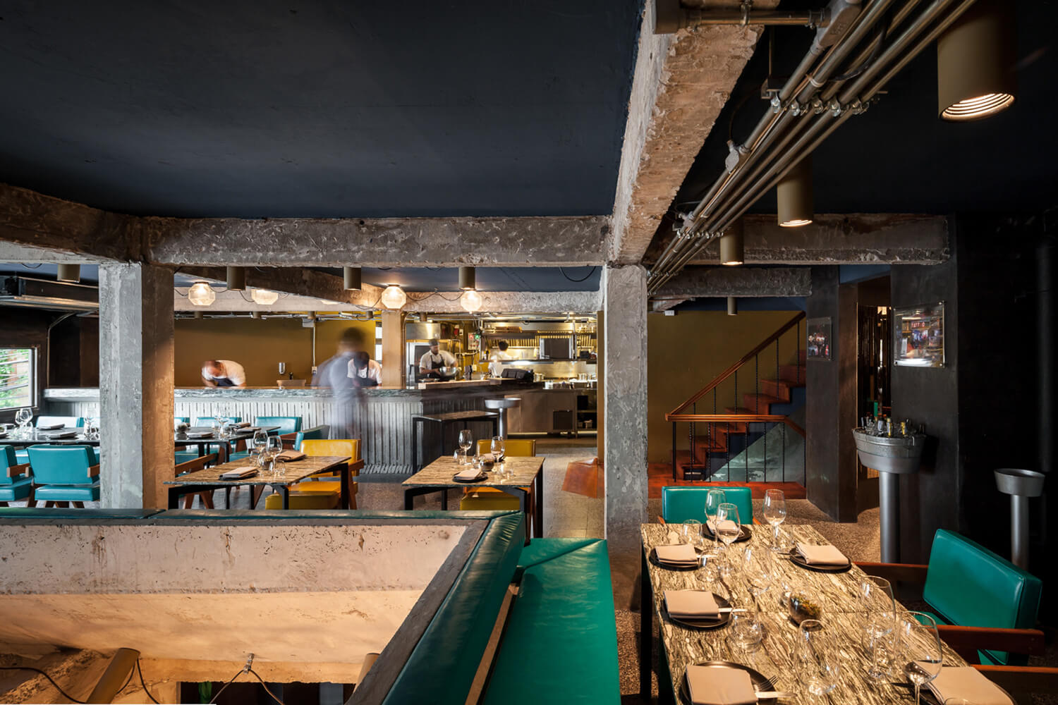 餐飲空間,國外餐廳設計,曼穀,Lump,Bunker餐廳