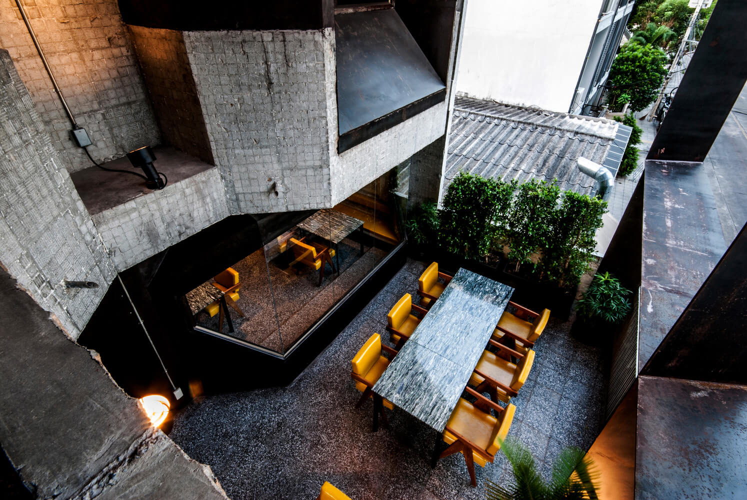 餐飲空間,國外餐廳設計,曼穀,Lump,Bunker餐廳