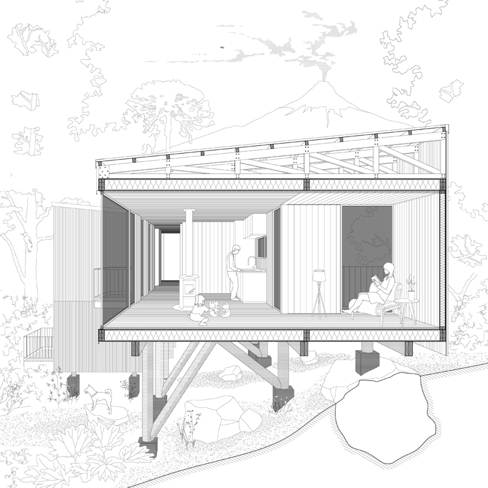 住宅空間，國外住宅設計，現代風格，智利，Alejandro Soffia