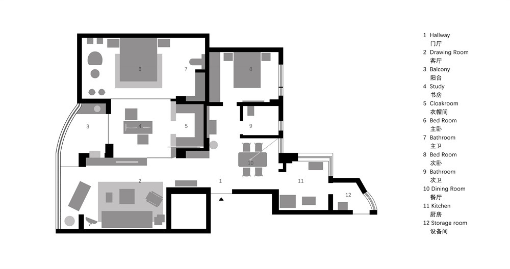 住宅空間,國內住宅空間設計,浙江嘉興,樸居空間設計,無研空間設計,素胚靜舍