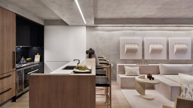 Alex P White | 紐約一間64㎡混凝土公寓