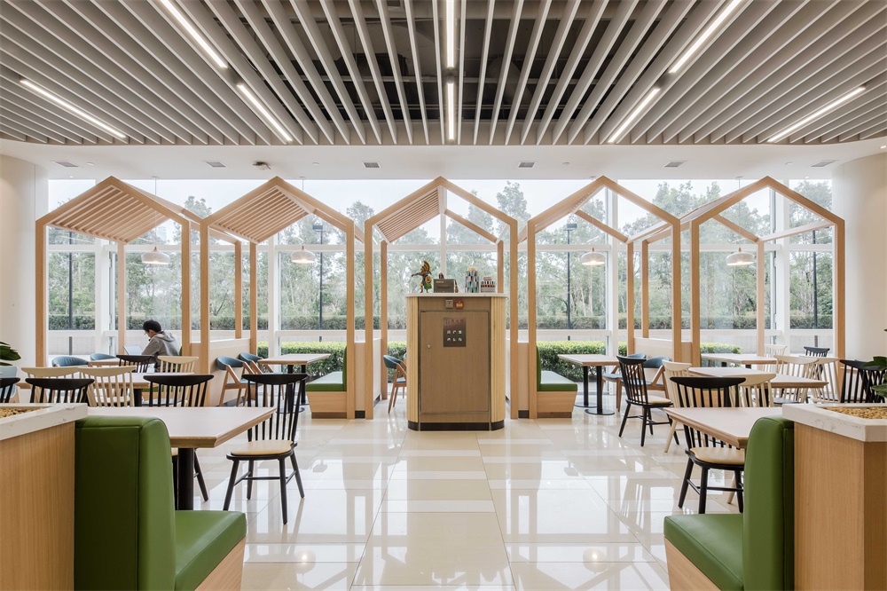 餐飲空間,員工餐廳設計,華為,深圳,改造設計,金楓設計,項目投稿