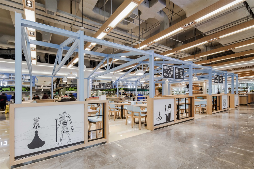 餐飲空間,員工餐廳設計,華為,深圳,改造設計,金楓設計,項目投稿