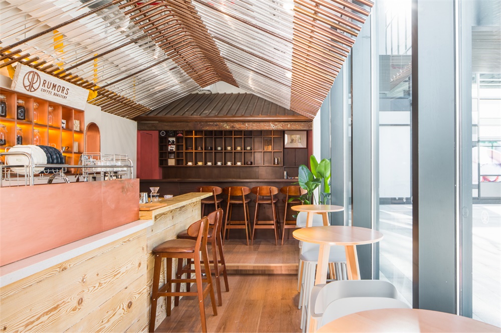 餐飲空間,咖啡廳設計,上海,尋長設計,魯馬滋咖啡-前灘店,項目投稿