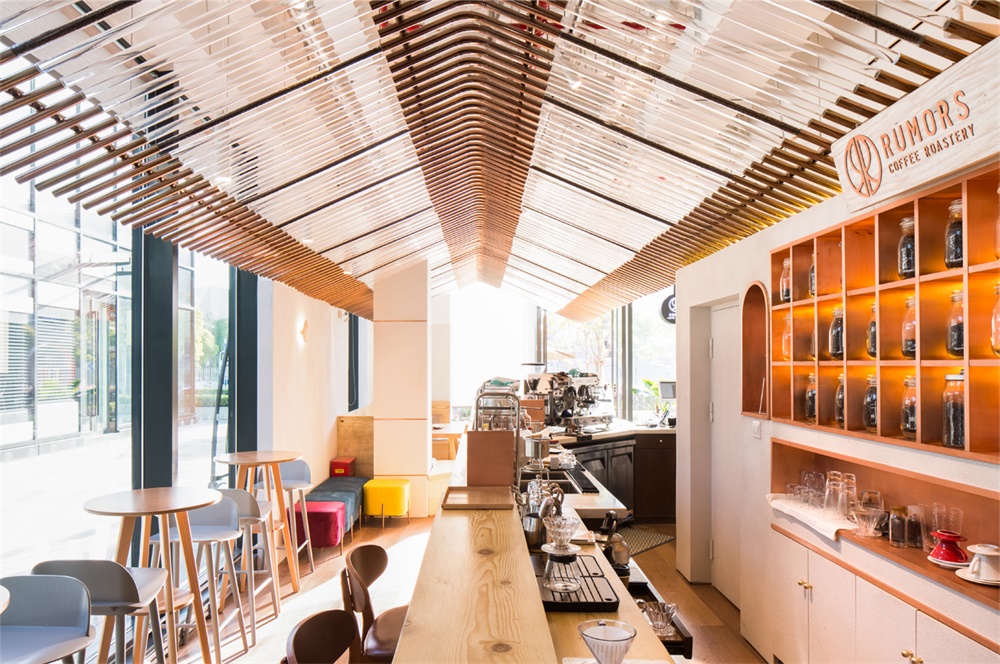 餐飲空間,咖啡廳設計,上海,尋長設計,魯馬滋咖啡-前灘店,項目投稿