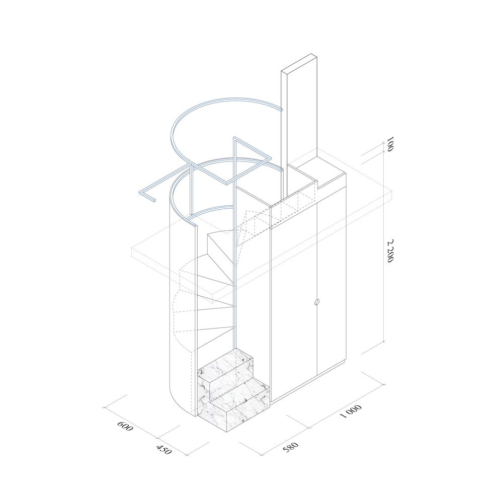 住宅空間,國外住宅空間設計,Untitled,米蘭,loft公寓