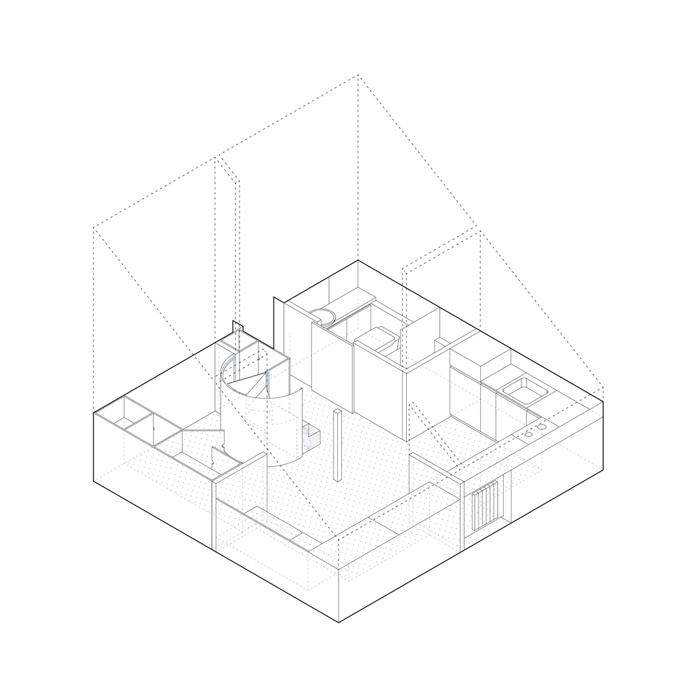 住宅空間，國外住宅空間設計，Untitled，米蘭，loft公寓